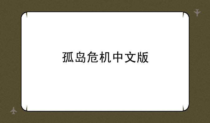 孤岛危机中文版